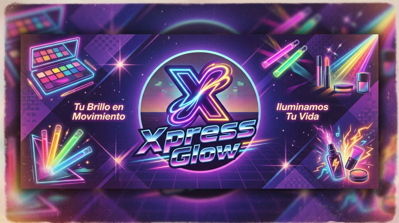 Xpress Glow Banner - Tu Brillo en Movimiento